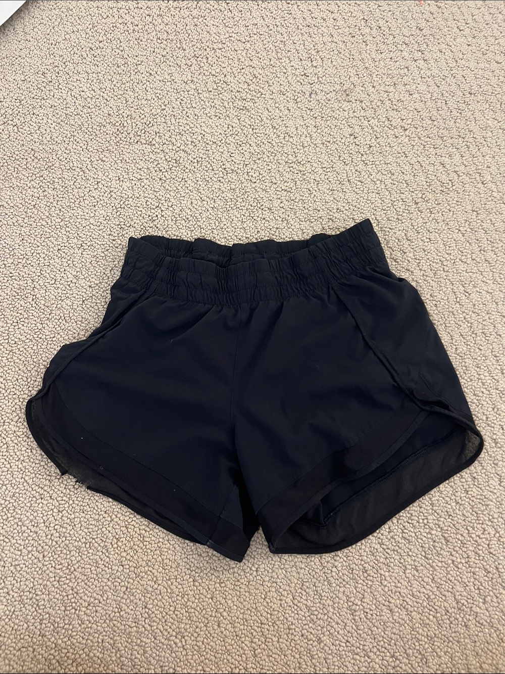 Athleta Black Women's Athletic Shorts with Elastic Waistband